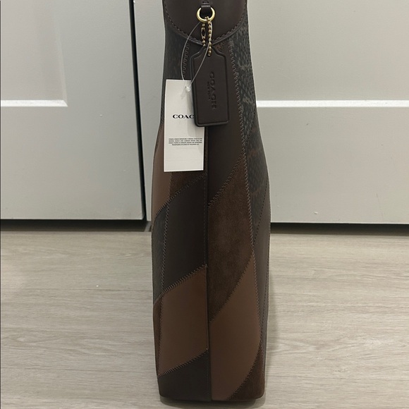 Coach (NWT) Shoulder Bag 39 with Snakeskin Patchwork - Picture 10 of 17